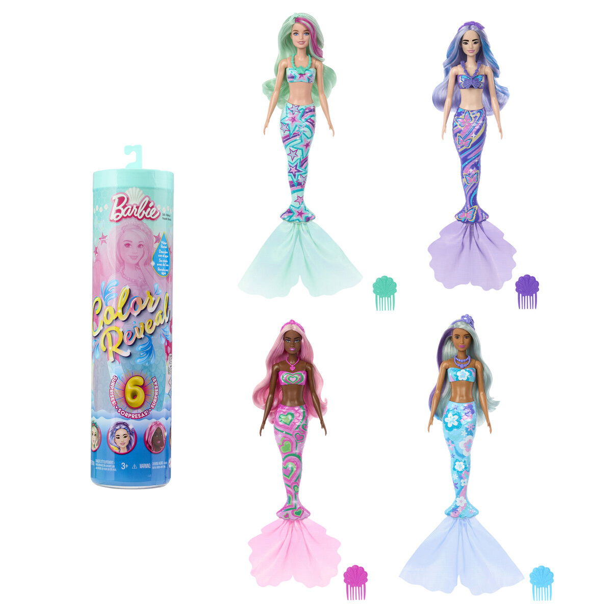 Barbie Color Reveal Deep Sea Mermaids Hem Lekia