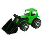 Plasto, Traktor med frontlastare, grön