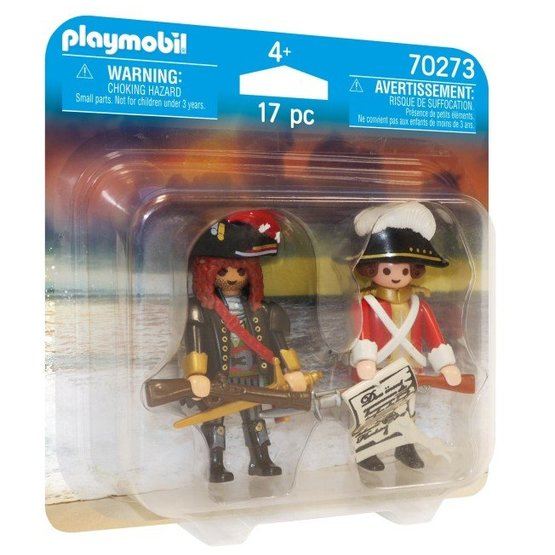 Playmobil Duo Packs 70273, Piratkapten och rödrock