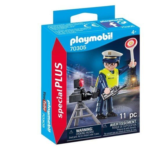 Läs mer om Playmobil Special Plus 70305, Police Officer with Speed Trap