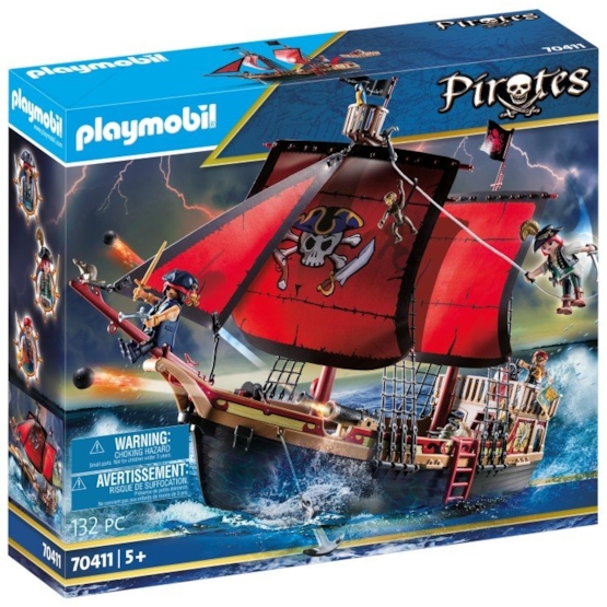 Playmobil Pirates 70411, Piratskepp med dödskallar