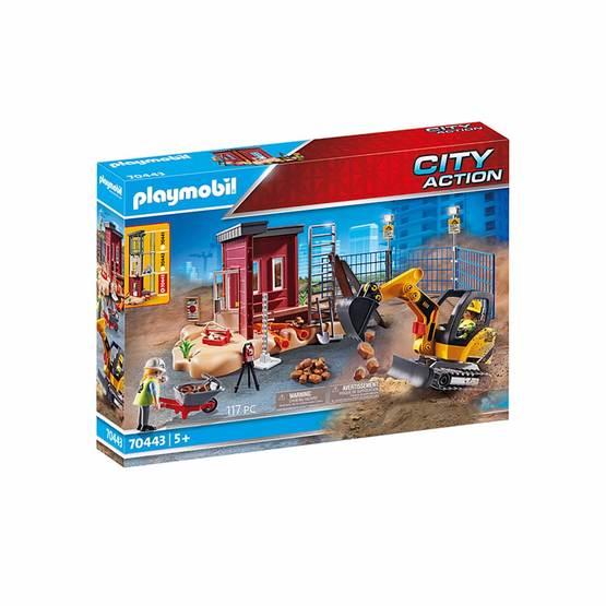 Läs mer om Playmobil City Action 70443, Minikran med byggdel