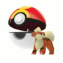 Pokémon, Clip n Go Growlithe & Repeat Ball