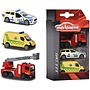 Majorette 3-Pack Svenska Utryckningsfordon