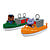 AquaPlay Container- & Transportbåt med Figurer