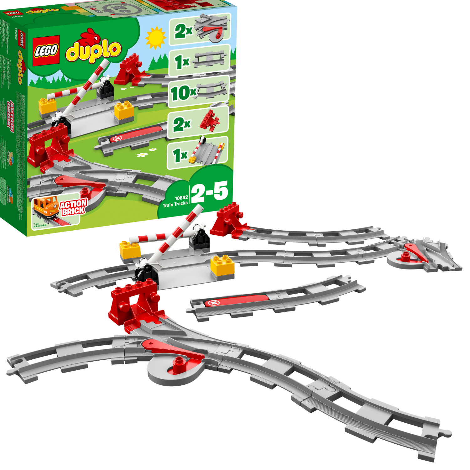 Köp LEGO DUPLO Town 10882 Tågräls på lekia.se