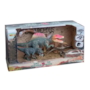 Dino vs World, Presentförpackning med dinosaurier, grå
