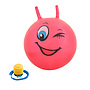 Hoppboll smiley, röd