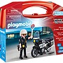Playmobil City Action 5648, Trafikpolis med motorcykel i liten bärväska
