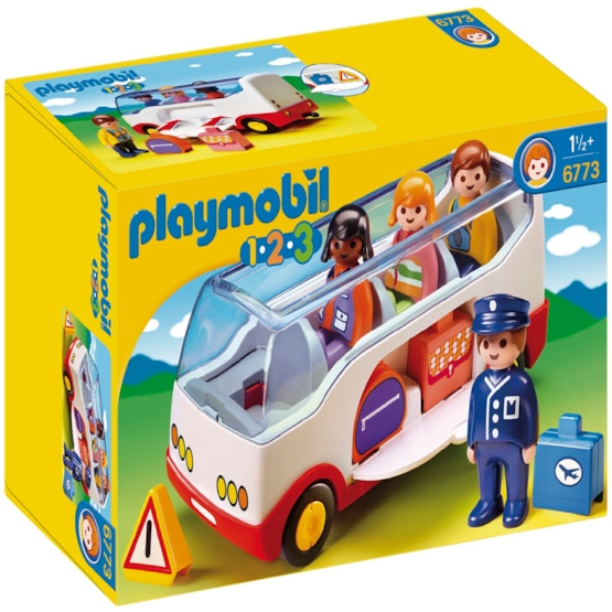 Läs mer om Playmobil 1.2.3 6773, Buss