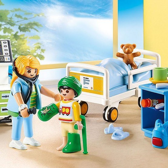 Läs mer om Playmobil City Life 70192, Patientrum för barn