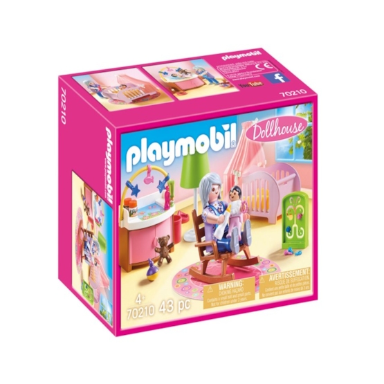 Läs mer om Playmobil Dollhouse 70210, Babyns sovrum