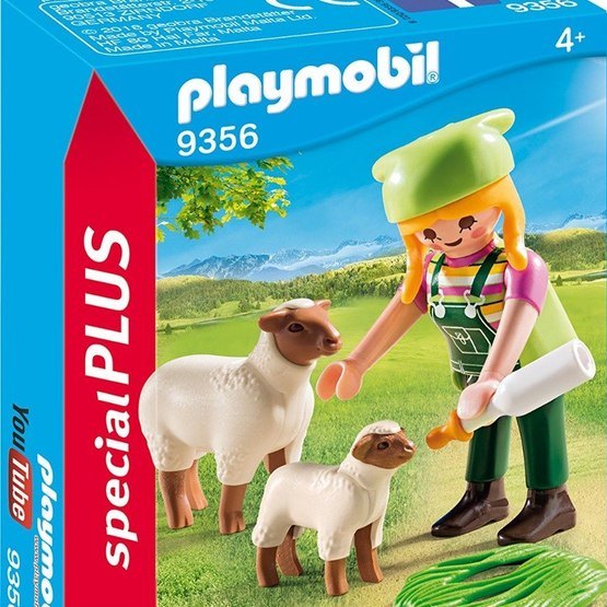 Läs mer om Playmobil Country 9356, Bondflicka med får