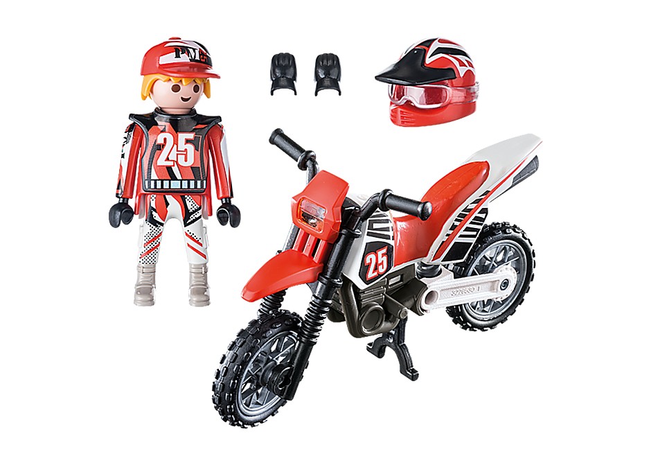 PLAYMOBIL 9357 Special Plus Motocross Driver Toy for sale online 