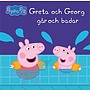 Greta Gris och Georg går och badar
