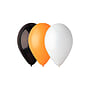 Halloween, Balloon 30 Cm Orange-Black-White 25 Pcs/Box