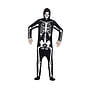 Halloween, Skeleton Costume Black All In One With Hood