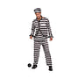 Halloween, Fängelseuniform Randig M/L 50-52