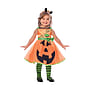 Halloween, Pumpkin Dress And Headband 110 Cm
